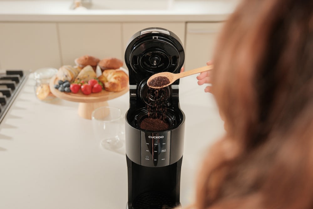 GuestSupply US | Cuckoo 3-in-1 In-Room K-Cup Coffeemaker, Black